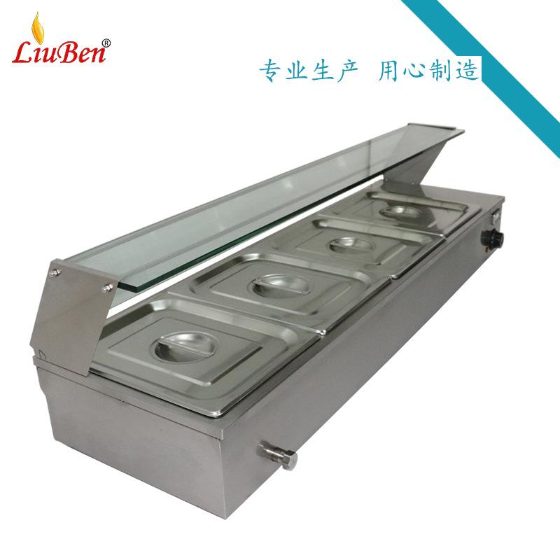 六本BM4巧克力融化锅 保温展示柜汤池炉 不锈钢玻璃罩喷泉机熔化