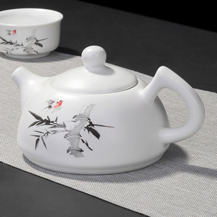 商用 青瓷泡茶壶单壶陶瓷家用煮茶器冲茶水壶沏茶具龙泉小一人老式