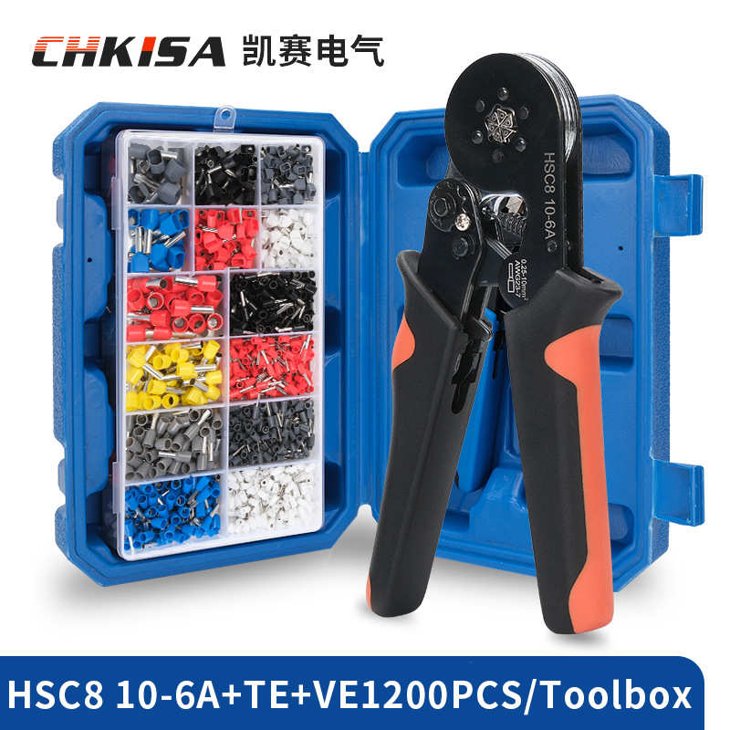 接线端子连接器工具压接钳套装TE+VE12000.HSC8 6-4A 10-6A