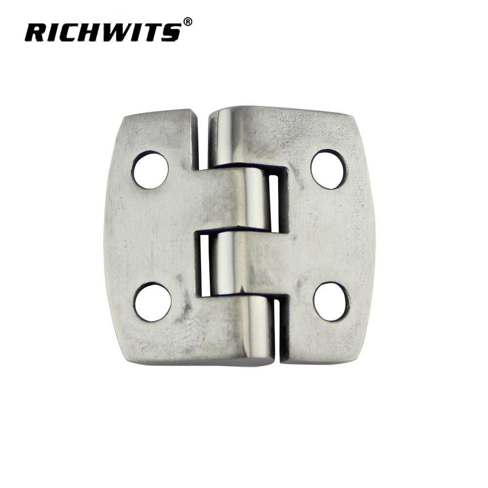 不锈钢316弧形四孔合机页械 箱承重合页设备配电柜铰AYK链 游艇五