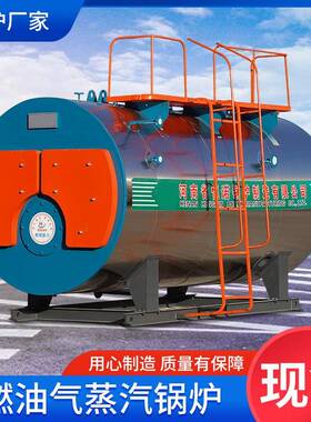 燃油燃气蒸汽锅炉卧式WNS系列1吨2吨全自动蒸汽锅炉厂家加工洗涤