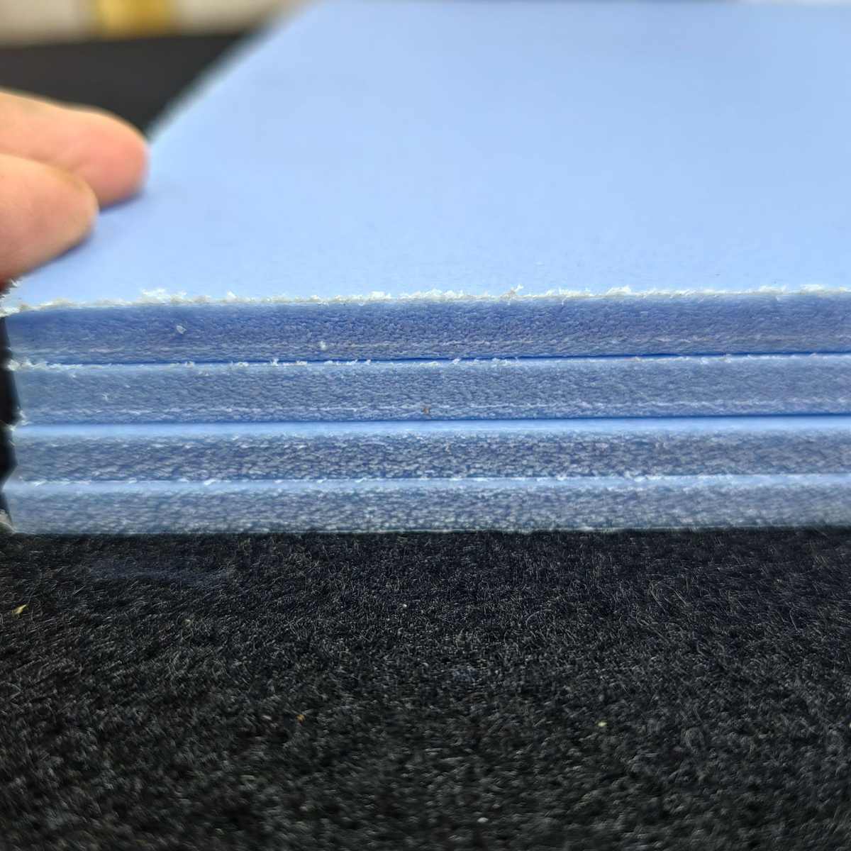 厚光学玻璃2垫板5mm.现货发泡pp手机低密度玻璃倍板运输天蓝色5