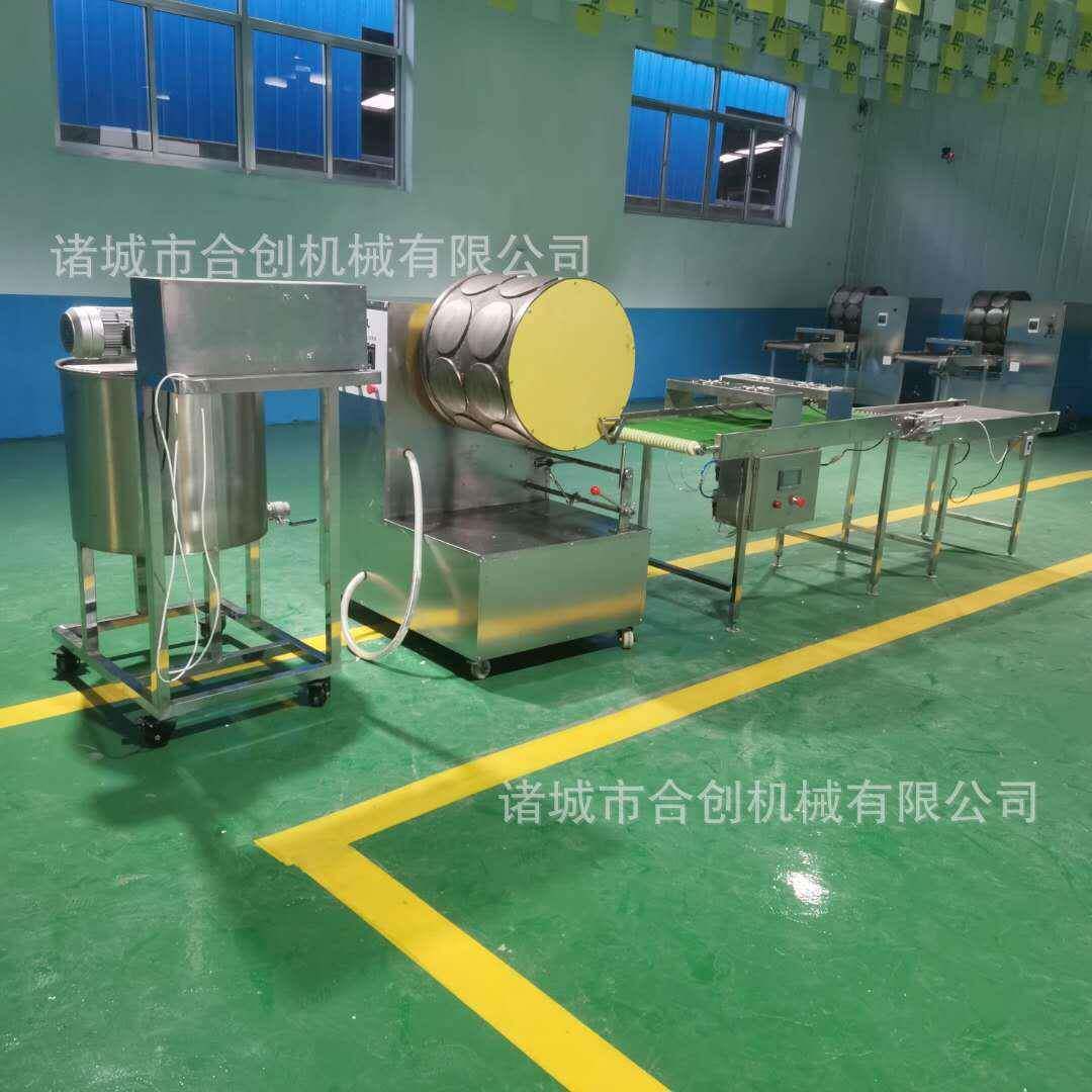 双层春卷饼皮机设备大型全自动圆形商用薄饼机食品机械春卷皮机