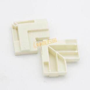 配件通用铝合金门柜橱柜塑料角码 型材零部件插 直销家具塑料L 新款