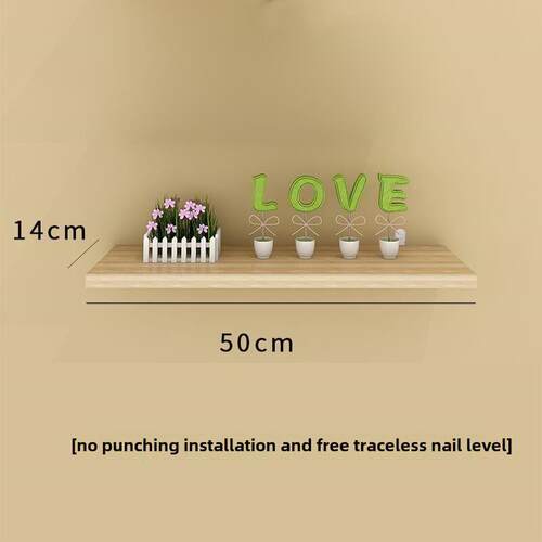 Shelf a word on the wall plate punching free creative living