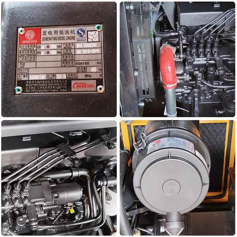 50柴千瓦静音箱发电组户外工潍柴BC-50GF5机0KW油发电机施厂家直