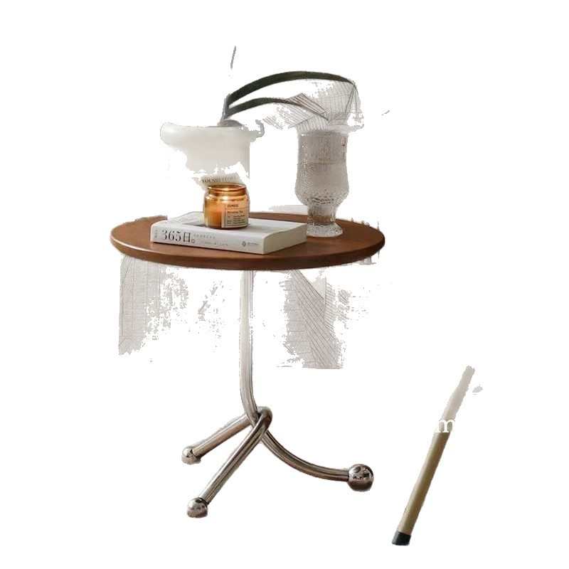 移动茶几边几小桌子床头桌边几沙发高级感阳台圆桌迷你置物架边桌