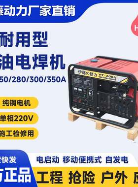 YT00A/YT50A电启动双缸汽油电焊机移动式大型电焊两用一体伊藤