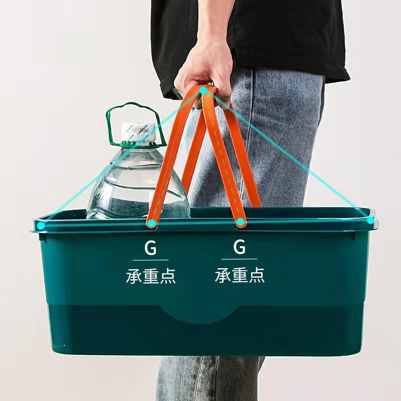拖把桶单卖塑料大号加高水桶加厚白色长方形办公室收纳拖地桶