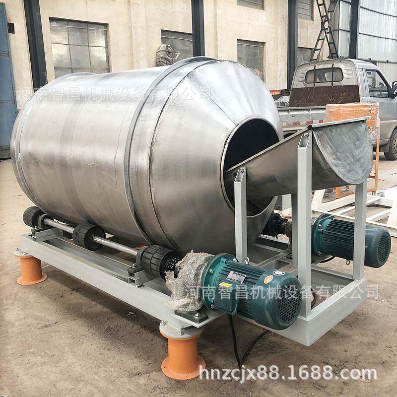 不锈钢湿料滚筒搅拌机无噪音树脂纤维搅拌混合机洗衣粉加酶搅拌
