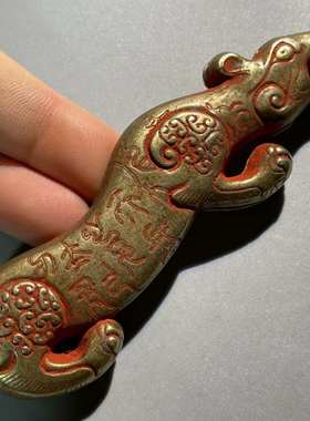 古玩杂项虎符 仿古兵符 古代令将军令铜符牌影视道具家居工艺摆件