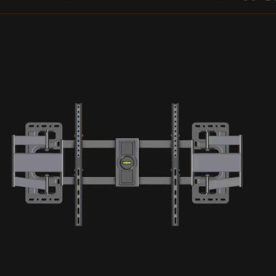 内嵌电视伸缩挂架超薄嵌入式电视架影视墙专用电视支架55-120寸