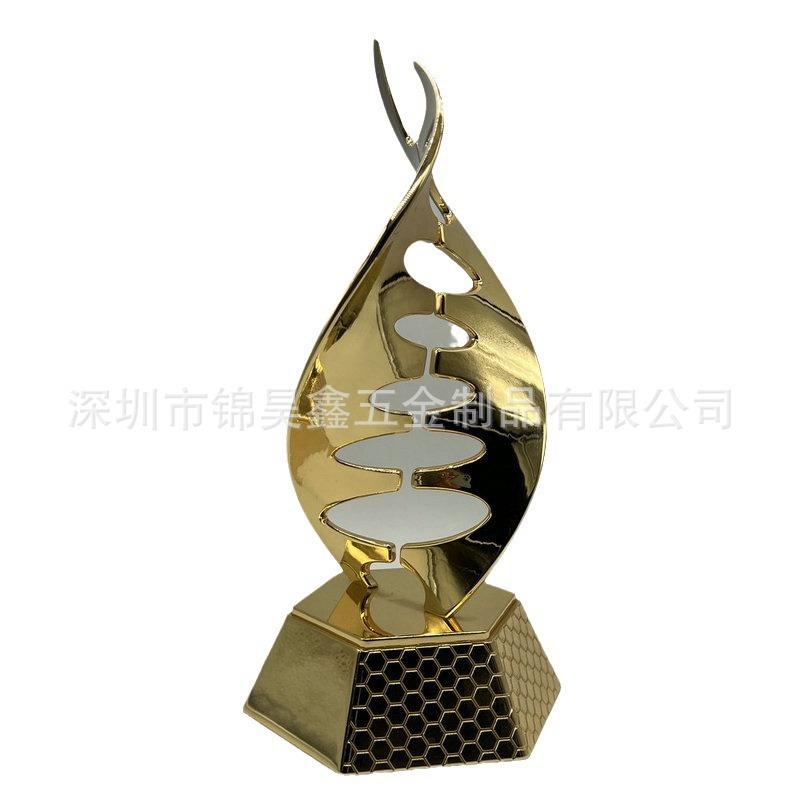 创意金属奖杯定制歌唱体育比赛纪念品摆件年会颁奖员工纪念奖杯