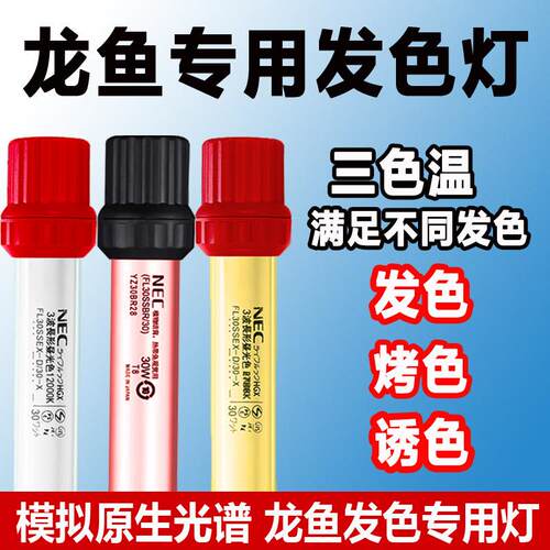 nec鱼缸灯鱼缸专用发色灯龙鱼专用灯红龙增色照明专用鱼缸led防水