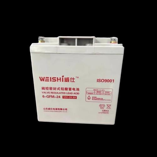 威仕蓄电池12V100ah全系列免维护铅酸计算机消防门禁太阳能发电站