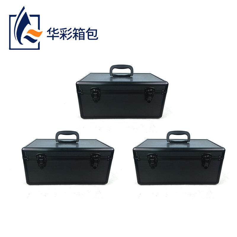发型师专用带锁车载手提五金收纳箱铝合金工具箱带锁设计