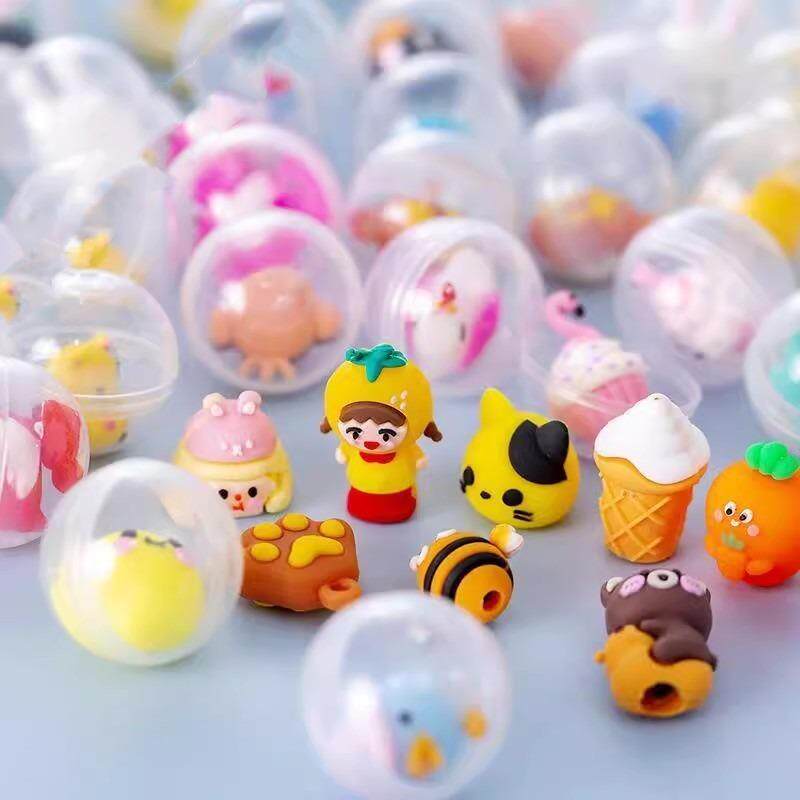 娃娃机公仔迷你扭蛋球30个装扭蛋玩具夹游戏机小礼品彩色幼儿园礼