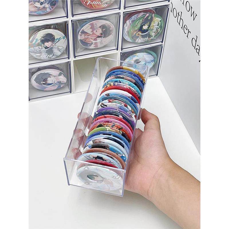 徽章收纳盒简约多层抽屉式大容量防尘展示胸针勋章收藏多功能整理,收纳整理,首饰盒,淘宝优惠券,粉丝福利购,淘宝优惠卷