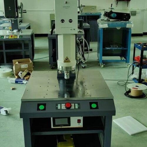 豪华超声波焊接机带工作台面自动追频台式超声波塑料焊接机200W