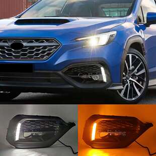 适用于斯巴鲁22 WRX日间行车灯LED日行灯雾灯流水转向灯STI 23款