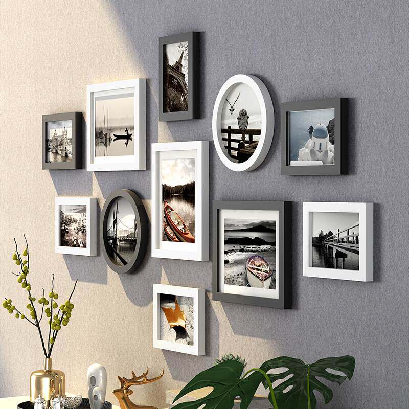 Photo wall Photo frame combination a living room Modern simplicity Restaurant European style originality solid wood Photo wall Photo frame wall woodinessin the Home accessories , Frame/Frames  category - from Buy2taobao.com to provide professional Taobao agent buy service