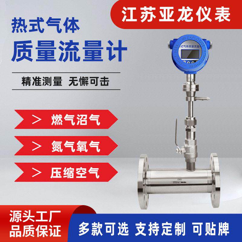 热式气体质量流量计压缩空气天然气氢气氧气氮气微小流量计量表
