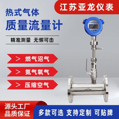 热式气体质量流量计压缩空气天然气氢气氧气氮气微小流量计量表
