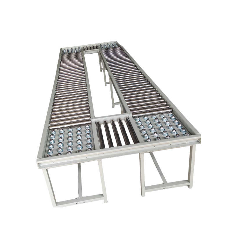 滚筒转弯机U型输送机环形流水线90°弯道180度传送带无动力转弯机