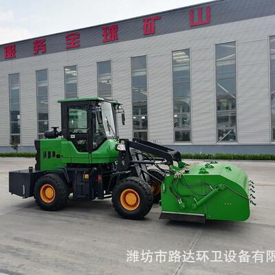 山猫铲车清扫车渣土环卫道路施工清扫车清扫车公路养护清扫设备