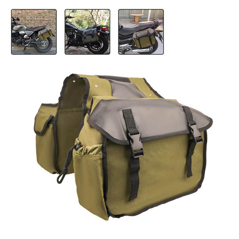 邮包机车帆布边包自行车侧边包覆古通驮包牛津布防水骑士包挂包