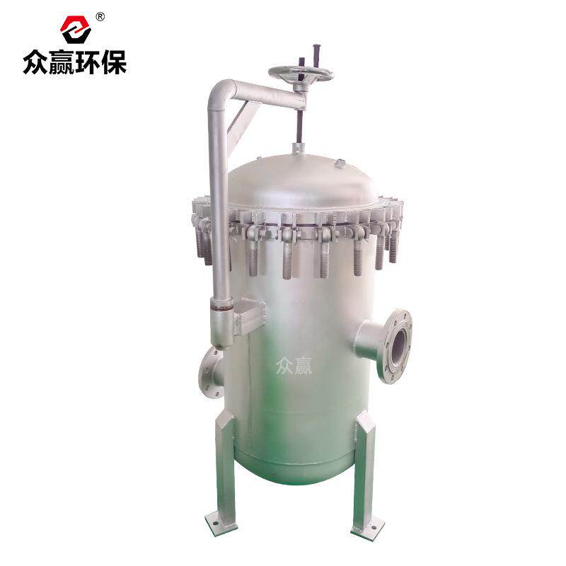 众赢环保水处理自动袋式过滤器304化工电厂不锈钢工业级不锈钢