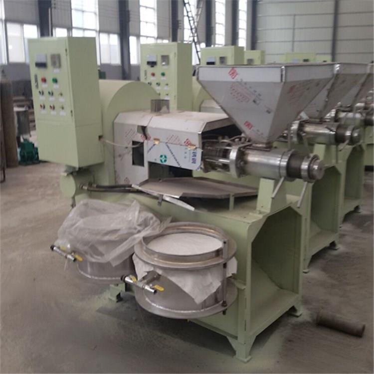 压榨精滤一体化榨油机 自动控温螺旋榨油机 花生棉籽仁榨油机