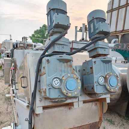 352型叠螺式污泥脱水机全自动一体化污水处理设备养殖废水压泥机