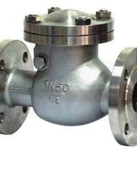 H44F-40P单向阀软密封旋启式止回阀DN150不锈钢304空气止回阀DN50