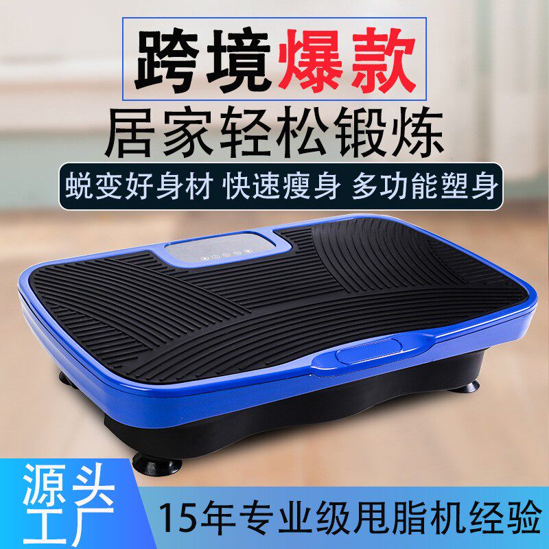 跨境爆款家用迷你甩脂机健美震动塑身懒人运动抖抖机健身器材工厂