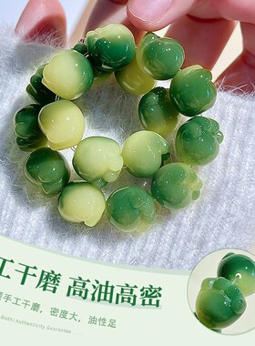2026天然小青柠菩提手串猫爪女学生手链菩提子佛珠念珠盘玩文玩