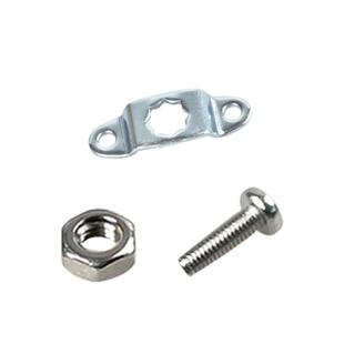 转舌锁7*7锁片8*8锁舌铁皮文件柜柜锁勾子铁片锁挡片螺母配件大全