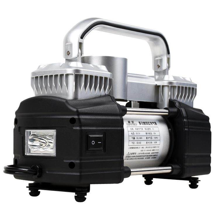 1多功能SUV车载充轮泵双缸气高压大功率电动汽车用胎ENM打气泵2V