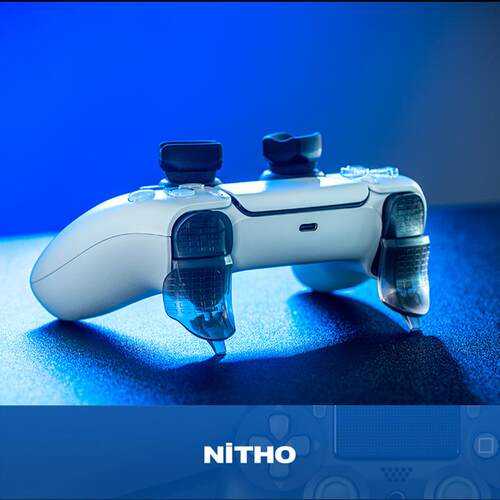 NiTHO 耐托ps5手柄摇杆帽蘑菇头保护套 精英版改装扳机延长键配件