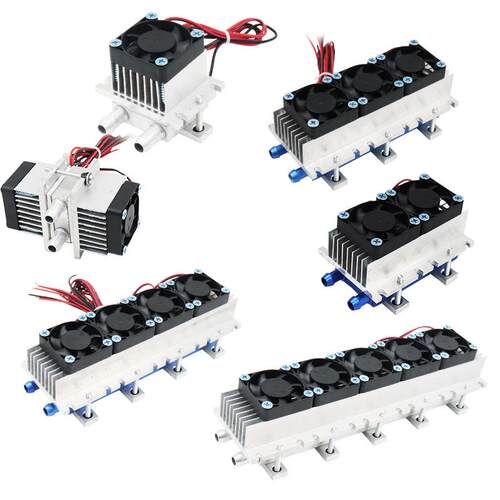 导体空制7冷套件12v制冷宠物小调XD-小四水冷散热器12半06制冷片