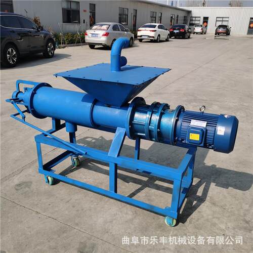 新型猪牛羊粪便固液分离机 螺旋挤压式粪便过滤脱水机 型号齐全