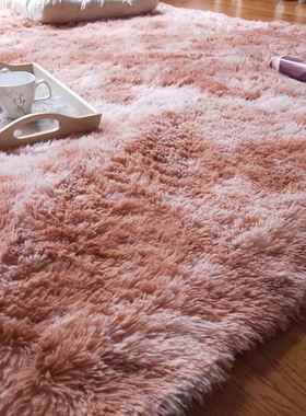 正品现客厅茶几地毯定白色长毛绒可定乳制地毯卧室床代前毯可制飘