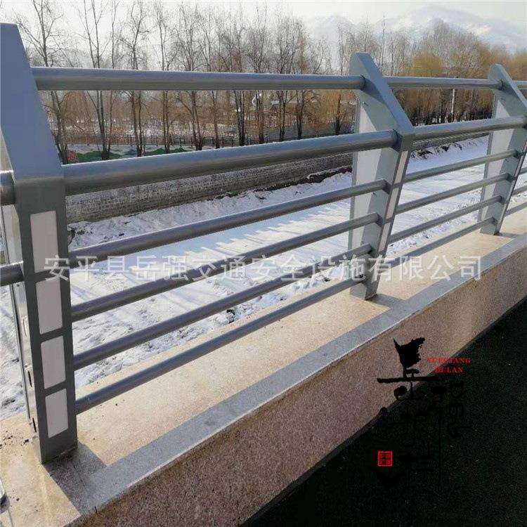 灯光造型桥梁道路扶手护栏文化7字形灯光桥梁钢管护栏