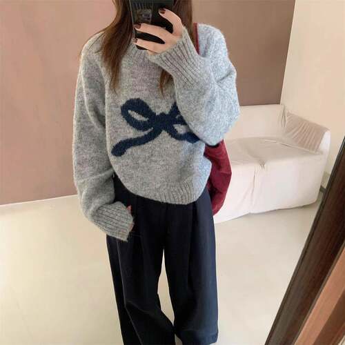 Women's Plus Size Knitted Sweater Wool Crochet Cardigan