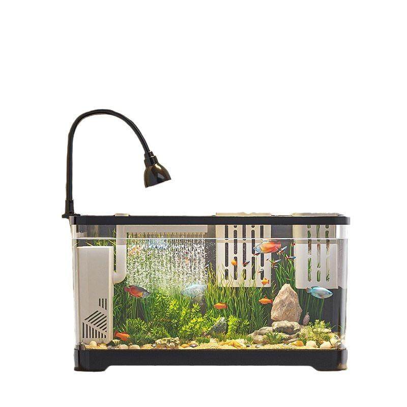 鱼缸客厅家用小型2024新款造景生态全套过滤制氧一体机桌面金鱼缸,宠物/宠物食品及用品,桌面缸,淘宝优惠券,粉丝福利购,淘宝优惠卷
