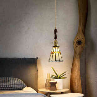 民宿网红法式 轻奢全铜玻璃ins床头餐厅阳台过道玄关小吊灯 日式