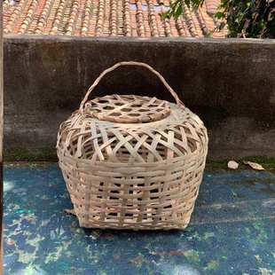 笼子专用笼子鸡鸡笼小鸡竹编特大号笼子竹鸭外出层笼头的关养鸡鸭