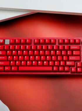 红宝石半透磁轴机械键盘键帽ABS二色成型原厂适配Wooting Made68A