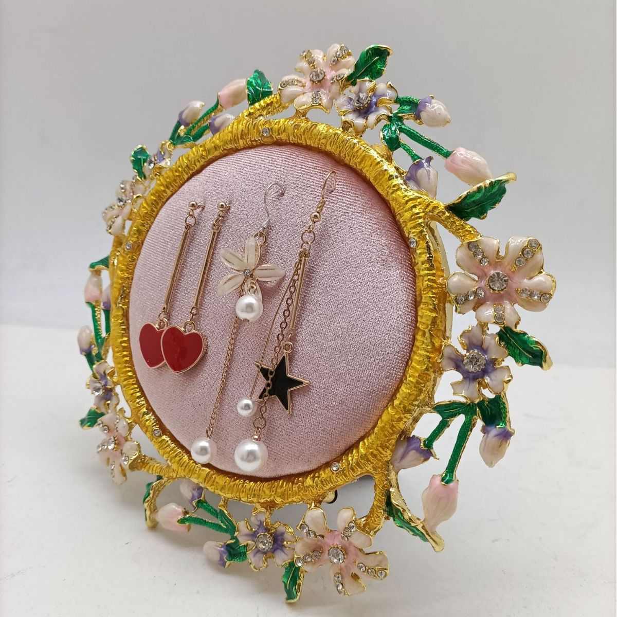 收纳盒道具相框耳钉首饰珠宝欧式展示,架架,