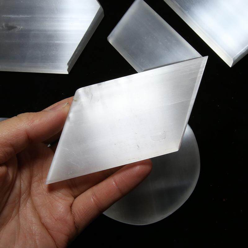 现货供应石膏片石膏杯垫充电板家具办公室墙面水晶石装饰原石打磨